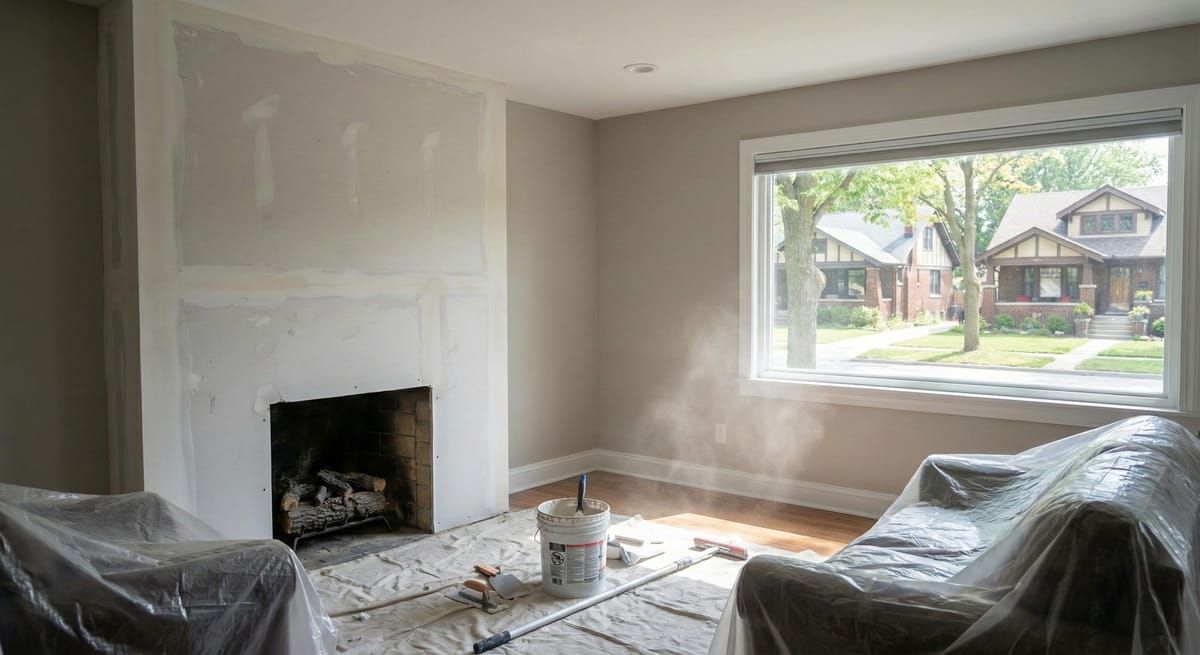 Living Room Repair – Royal Oak