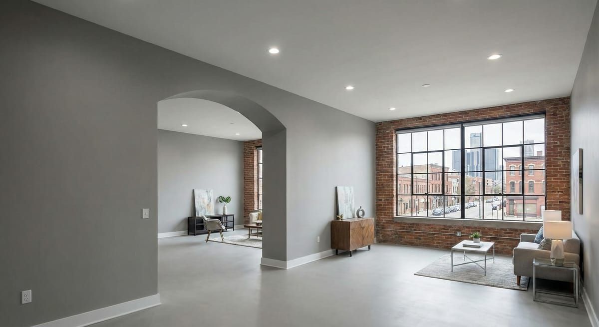 Drywall project in Detroit, MI